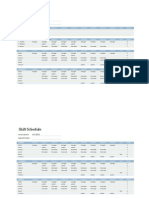 ShiftSchedule Example