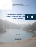 Water Resources policies and climate change in Algeria