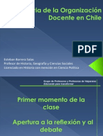 Historia de La Organización Docente en Chile