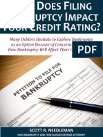 How Does Filing Bankruptcy Impact Your Credit Rating?