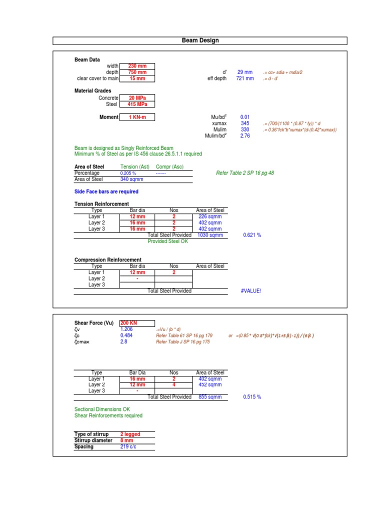 Old RCC Design | PDF