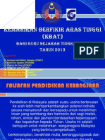 Pengenalan Kbat Sejarah