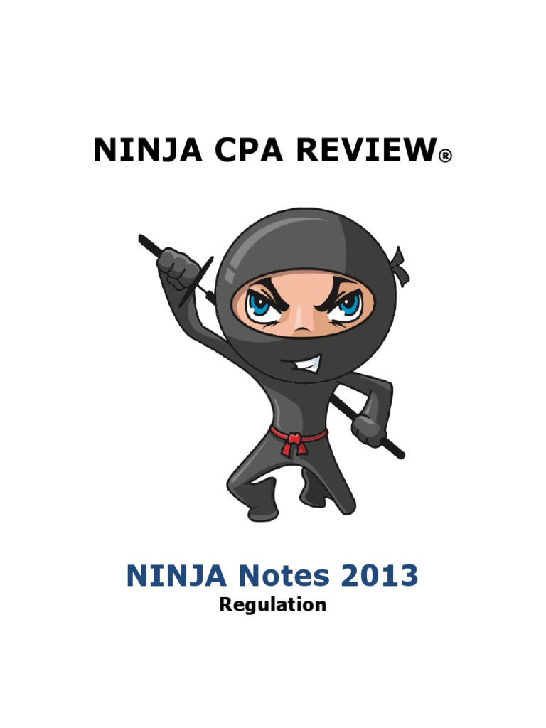 NINJA Notes - Individual Taxation | PDF | Tax Deduction | Expense