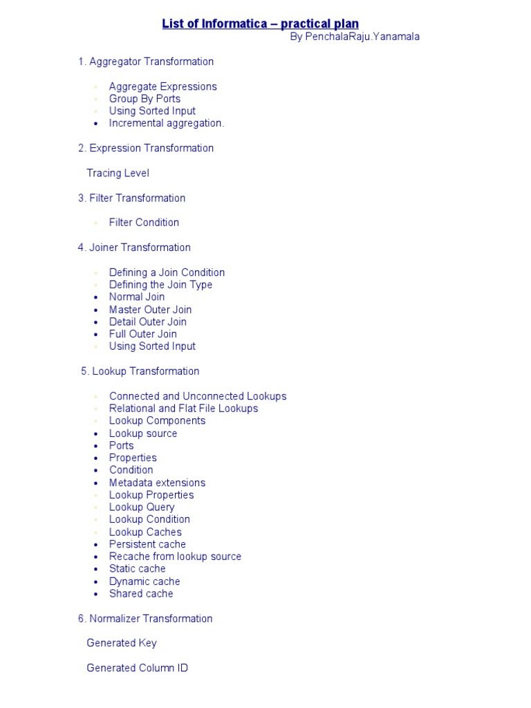 List of A Pratical Plan | PDF | Computers | Technology & Engineering