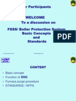 FSSS Boiler Protection System Basic Concepts and Standards