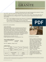 Granite Material Fact Sheet 022509