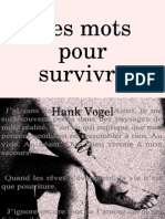 Des Mots Pour Survivre