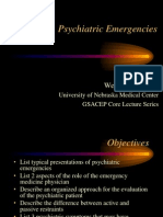 Psychiatric Emergencies