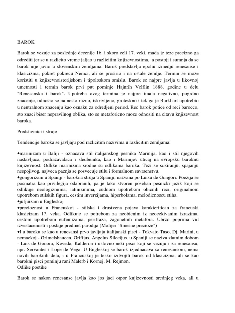 Barok | PDF
