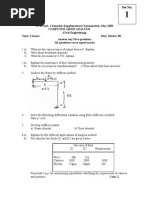 NR 410101 Computer Aided Analysis