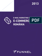 FUNNEL E-Mail Marketing Benchmark E-Commerce Romania 2013