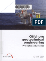 Offshore Geotechnical Engineering, ETR, Dean