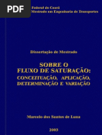 Sobre o Fluxo de Saturação