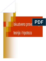 07 Iskustveno Proveravanje Teorija I Hipoteza