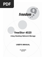 Freedom Freestor 4020 NAS Manual