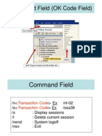 Command Field (OK Code Field)