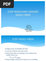 Step Index and Graded Index Fiber