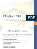 Plan 20 30 Metodología de Estudio para Docentes
