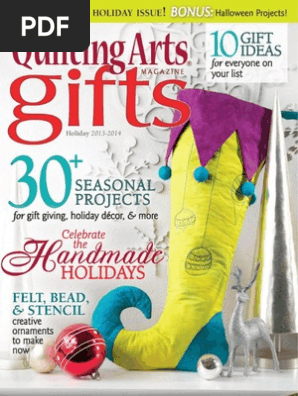 Quilting Arts Gifts 2013-2014