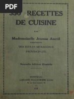 350 Recettes de Cuisine - Jeanne_anctil_1924