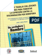 Manual de Trabajo Con Jóvenes Varones para Fomentar La Expresión Contra La Discriminación Por Homofobia.
