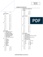 TERM TEST 1: Units 1-5 Reading TERM TEST 2: Units 6-10 Reading