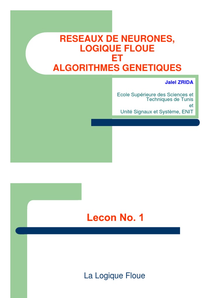 Lecture LF 1 | PDF | Logique floue | Logique
