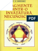 Fragmente Dintr-O Invatatura Necunoscuta