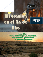 Oración de Fin de Año