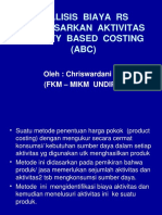 Analisis Biaya Rs Berdasarkan Activity Based Costing