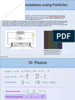Plasma Simulations Using Particles