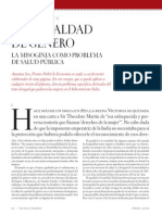 Amartya Sen Desigualidad de Género - La misoginia como problema de Salud Pública