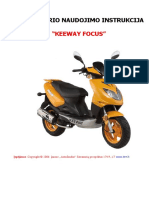 Keeway FOCUS Instrukcija