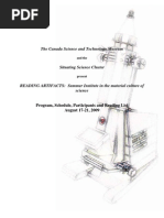 Download Reading Artefacts Summer Institute Syllabus by Jean-Franois Gauvin SN19373682 doc pdf