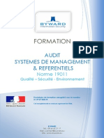 BYWARD Programme Formation Audit ISO19011