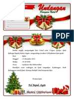 Undangan Perayaan Natal Warna (F4) Word2007