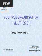 Multi-Org Structure in Oracle R12 | PDF | Oracle Corporation | Databases