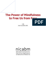 Mindfulness - The Power of Mindfulness To Free Us From Fear