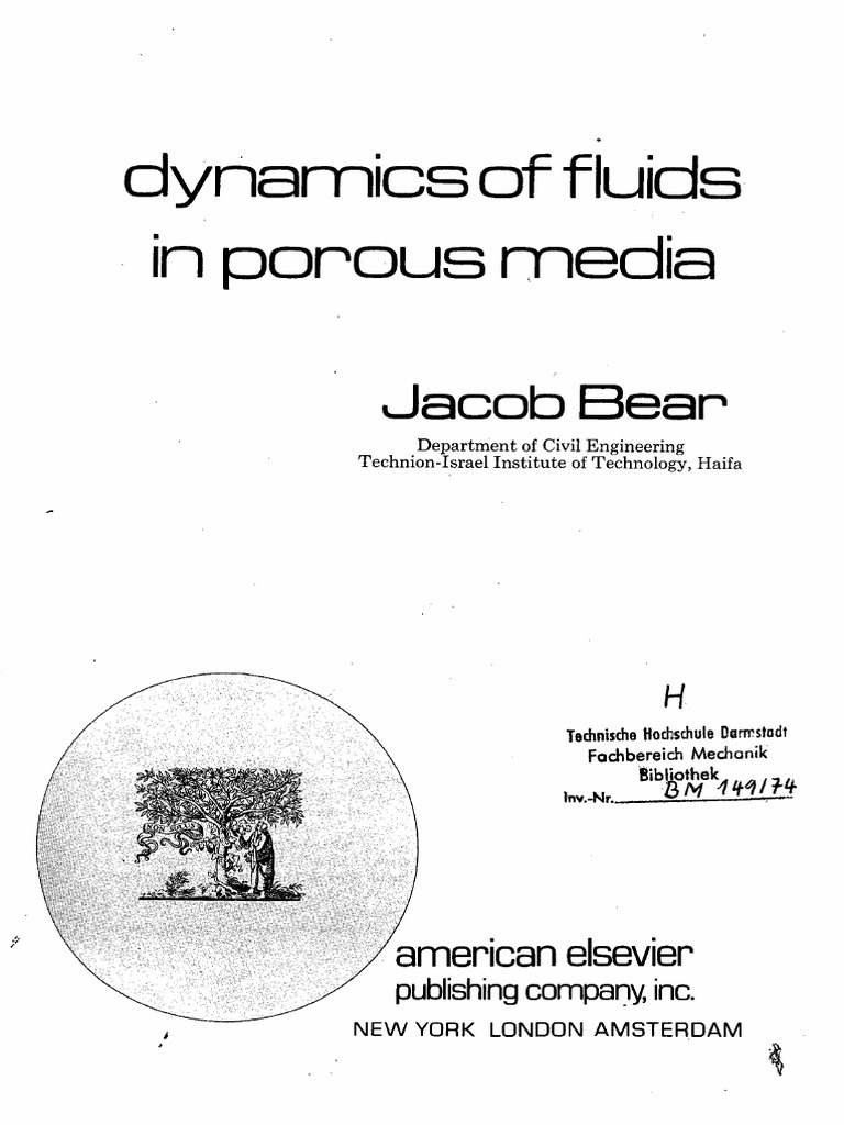 Dynamics of Fluids in Porous Media | PDF | Fluid Dynamics | Continuum ...