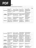 Download Presentation Rubric by maribelgonzalez SN193764 doc pdf