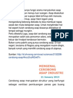 Cerobong Asap Punya Fungsi Utama Menyalurkan Asap Dari Dalam Ruangan Menuju Luar Ruangan