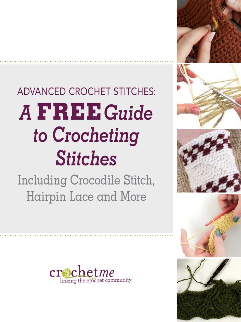 A FREE Guide To Crocheting Stitches | PDF | Crochet | Knitting