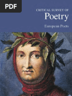 Critical Survey of Poetry - European Poets