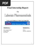 Download Internship Report on laborate pharmaceuticals india ltd by funkymjp SN19379204 doc pdf