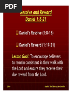 Daniel 1 Resolve and Reward Jan 17