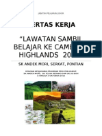 Lawatan Ke Cameron Highland 2012....... Skam Terbaru Tarikh Hari Tentatif