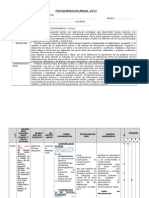 PROGRAMACION 2º PCR