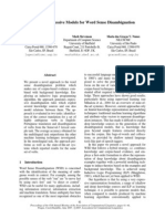 Learning Expressive Models For Word Sense Disambiguation: Lucia Specia Mark Stevenson Maria Das Graças V. Nunes