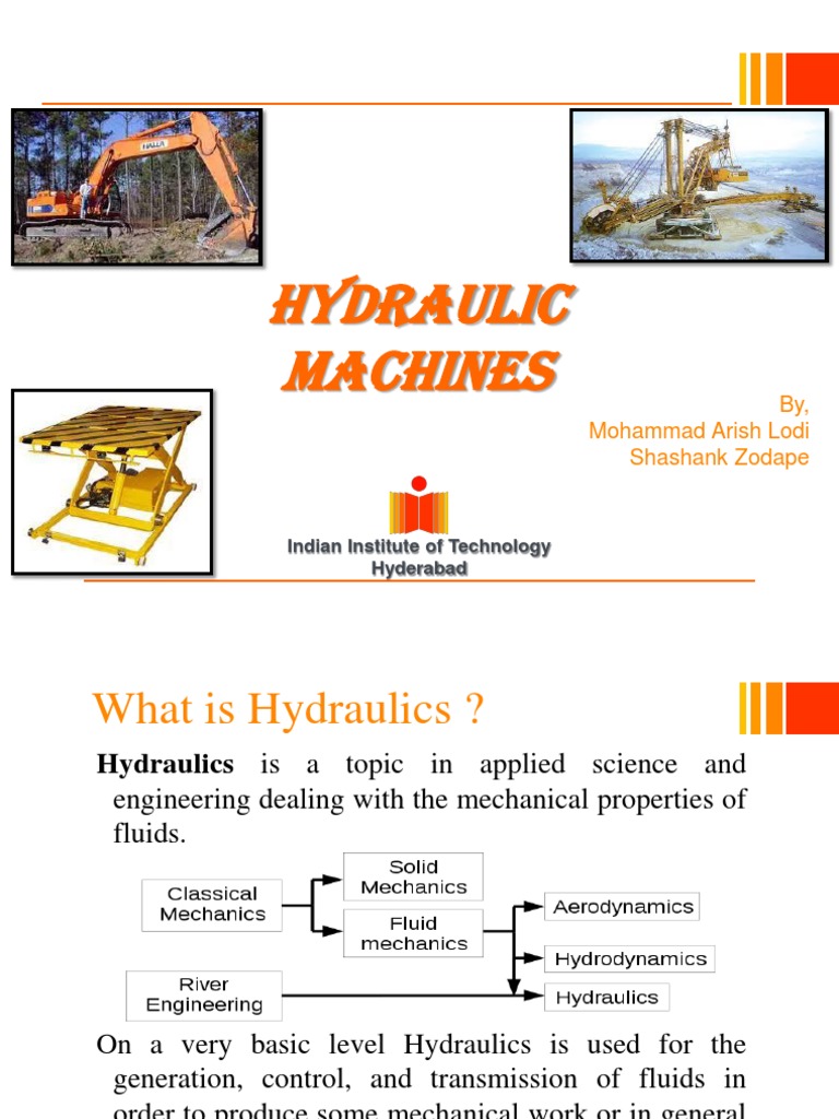 Hydraulic Machines | PDF