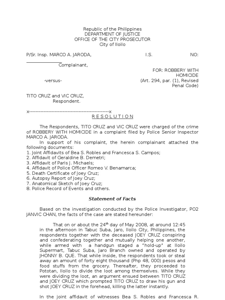 Sample of Resolution | PDF | Self Defense | Aggression